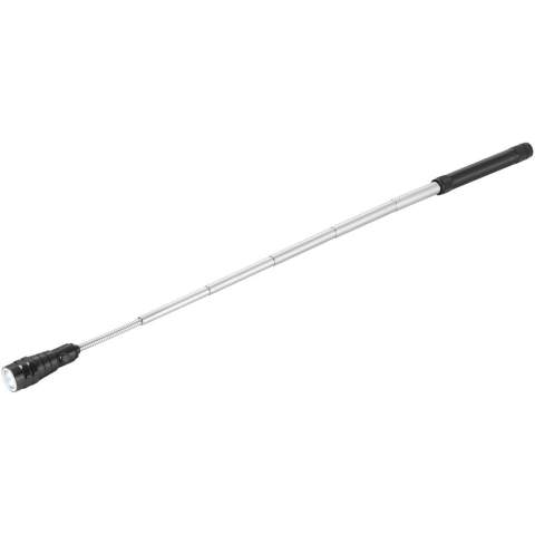 Outil avec antenne télescopique magnétique et lampe pour trouver de petits objets/pièces métalliques dans des endroits difficiles d'accès ou sombres. Présentation dans un coffret cadeau STAC.