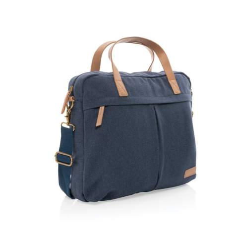 Diese 16oz. Laptop-Tasche aus recyceltem Canvas ist mit ihrem gepolsterten 15,6-Zoll-Laptopfach der perfekte Begleiter für das tägliche Pendeln. Die geräumige Vorder- und Rückentasche bietet Platz für Ihre anderen wichtigen Dinge des Alltags. Der AWARE™ Tracer validiert die tatsächliche Verwendung von recyceltem Canvas. Zudem werden 2% des Erlöses jedes verkauften Impact-Produkts an Water.org gespendet. Zusammensetzung 60% recycelte Baumwolle und 40% recycelter Polyester. Das Futter aus 150D recyceltem Polyester.<br /><br />FitsLaptopTabletSizeInches: 15.6<br />PVC free: true