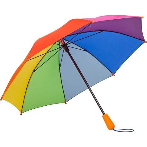 Normaler Regenschirm mit kindgerechtem Design und LED-Innenbeleuchtung