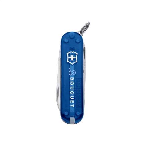Original Swiss pocket knife from the Victorinox Officer's line: with ABS handle, connecting plates made from hard-anodised aluminium and tools made of 100% recycled steel. 5-pieces with 7 functions: knife, file with screwdriver, scissors, keyring, tweezers and toothpick. Includes instruction manual and lifetime warranty on material and manufacturing defects. Victorinox knives are a worldwide symbol for reliability, functionality and perfection. Please note local rules may apply regarding the possession and/or carrying of knives or multitools in public. Each item is individually boxed.