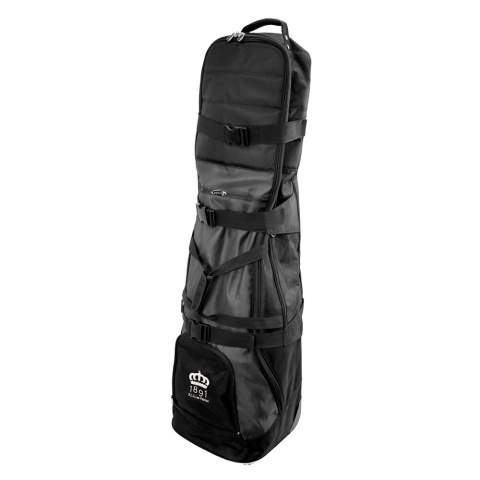 Reisetasche für ein Golf-Set mit Rädern, separatem Schuhfach, Handgriff mit Futter und Golfkopfschutz