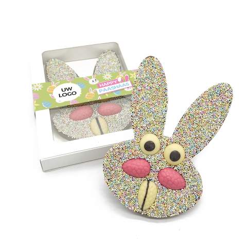 Lapin de Paques Joyeux en chocolat (180g)