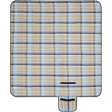 Striped 140 g/m2 water-resistance blanket, perfect for a picnic in the park with family or friends. The blanket can be rolled up for easy storage, and with the included handle it's easy to carry.