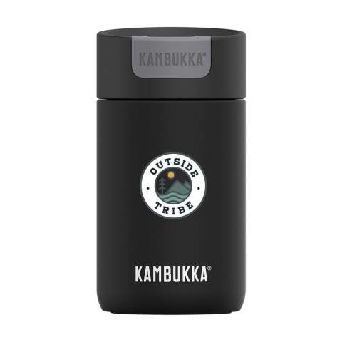 Vacuümgeïsoleerde 18/8 RVS thermosbeker van het merk Kambukka®. Een slim, eenvoudig en strak design dat bij iedereen past. • Handige Switch deksel met 2 standen: open en dicht, voor optimaal gebruiksgemak en een slim design dat lekken voorkomt • excellente kwaliteit • houdt dranken tot 5 uur warm en tot 11 uur koud • gemakkelijk te reinigen dankzij Snapclean®: met één handeling verwijder je het binnenste, vaatwasserbestendige mechanisme • universeel deksel: past ook op andere Kambukka® drinkflessen • het deksel is vaatwasserbestendig - de beker met de hand afwassen • 100% lekvrij • handig en klein formaat • inhoud 300 ml.     VOORRAAD INFORMATIE: Tot 1.000 stuks beschikbaar binnen 10 werkdagen. Uitzonderingen voorbehouden.