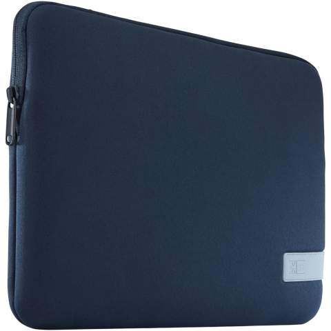 14" laptop sleeve featuring 6mm of dense memory foam and plush interior lining for device protection and a reflective patch in the front panel. Case Logic warranty: 25 years.