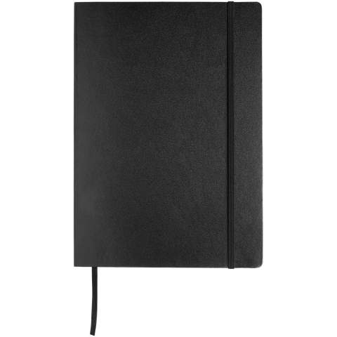 Exclusief ontworpen klassiek hardcover A4 formaat notitieboek met elastieksluiting en 80 pagina's van 80 gram gelinieerd papier. Opbergvak aan de binnenkant. Geleverd in een Journalbooks geschenketui.