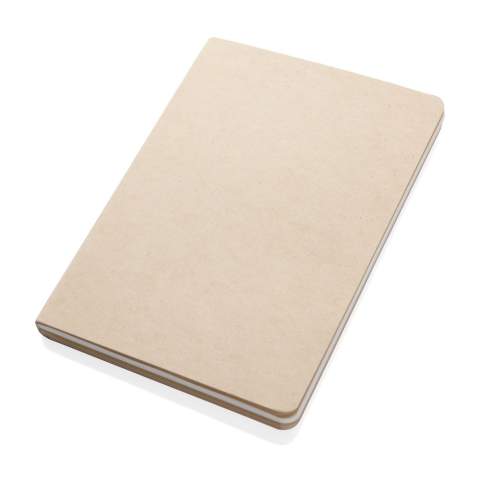 De Elowen A5 tree free notitieboek is perfect om je gedachten en inspiraties vast te leggen. De omslag is gemaakt van suikerrietpapier, terwijl de binnenpagina's een mix zijn van steen, bamboe en suikerrietpapier. Met 24 vellen/48 pagina's per papiersoort, elk met gelinieerde indelingen, biedt het voldoende ruimte voor je ideeën. Het notitieboek heeft zowel witte als bruine pagina's en wordt geleverd in een zachte kaft, verpakt in een FSC® kraft sleeve. Variaties kunnen voorkomen in kleur, textuur en krulling van de omslag. Dit wordt veroorzaakt door de natuurlijke eigenschappen van het suikerriet materiaal.<br /><br />NotebookFormat: A5<br />NumberOfPages: 144<br />PaperRulingLayout: Gelinieerde pagina's