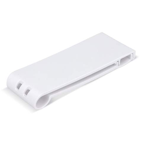 Ce support compact pour téléphone portable est doté d'un clip robuste pour une bonne prise en main, que ce soit à l'horizontale ou à la verticale. Fabriqué en ABS+PC recyclé, il est léger et facile à transporter. L'anneau intégré pour le porte-clés est encore plus pratique et vous permet d'avoir toujours un support à portée de main.
