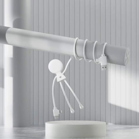 Mr. Bio Long PD is een één meter lange multi-oplaadkabel, met een dubbele USB &amp; USB-C ingangsconnector en een dubbele USB-C en lightning uitgangsconnector. De kabel heeft een snellaadfunctie voor het opladen van alle apparaten, inclusief laptops, en biedt gegevens- en stroomoverdracht tot 60 W. Mr. Bio Long is gemaakt van milieuvriendelijk gerecycled plastic. Het totale gerecyclede materiaal is 53% op basis van het gewicht van het artikel. De kabel is verpakt in een duurzame FSC-gecertificeerde papieren envelop. Xoopar-producten mogen niet worden verkocht in Frankrijk en Spanje.