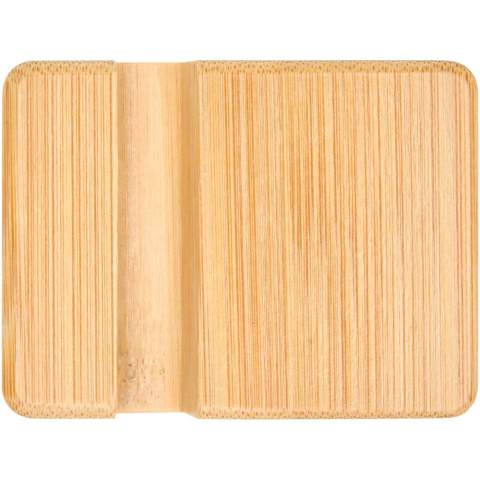 The Ebla phone stand is crafted from responsibly sourced bamboo, providing a stylish and more sustainable way to hold your phone. With its ergonomic viewing angle it ensures optimal comfort for video calls, browsing, or watching your favourite shows.