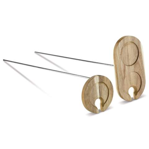 TopTaste design set de sous-bocks pour jardin. Enfoncez la partie métallique dans la terre afin que vos verres soit stables. Savourez vos soirées d’été dans votre jardin avec ce set. Livré sous boîte cadeau.