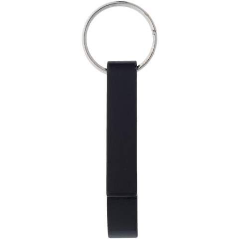 Pouvoir ouvrir une bouteille ou une canette n'importe quand et n'importe où tout en faisant la promotion d'une marque de manière sophistiquée, le porte-clés ouvre-bouteille et ouvre-boîte Tao est l'accessoire idéal. Le porte-clés est fabriqué en aluminium, ce qui le rend solide et léger. Associé à la finition métallique, un logo imprimé sur le porte-clés le met encore plus en valeur. 