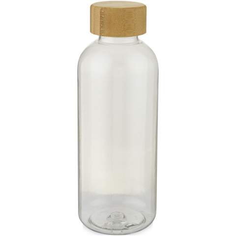 Die wiederverwendbare Ziggs Sportflasche ist einwandig und verfügt über einen eleganten Bambusdeckel. Flaschenkörper besteht aus recyceltem Kunststoff, ist BPA-frei, geprüft und zugelassen nach dem deutschen Lebensmittelrecht (LFGB). Auf Phthalate geprüft und zugelassen gemäß den REACH-Vorschriften. Der verwendete Bambus stammt aus nachhaltigen, umweltfreundlichen und sozialverträglichen Quellen. Das Fassungsvermögen beträgt 650 ml. Handwäsche empfohlen. Verpackt in einer Geschenkbox aus Recyclingkarton.