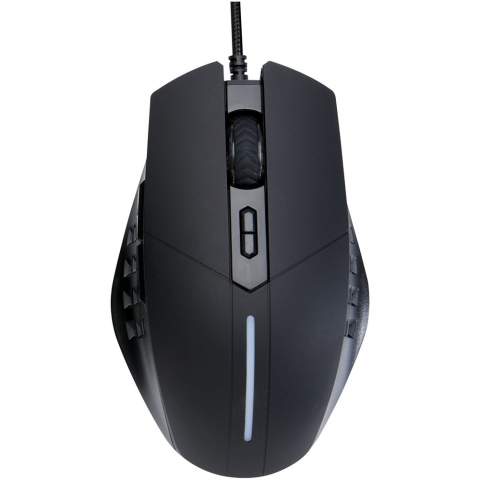 The mouse of choice for serious gamers! This mouse is ultra-fast and offers reliable performance for an optimal gaming experience. The mouse has built-in RGB light to make a logo stand out when the mouse is in use. Ergonomic design that fits the palm of the hand perfectly, providing great support for long gaming sessions. 4 different DPI settings (1200/1600/2400/3600) for all sensitivity requirements. Delivered in a gift box made of sustainable material.