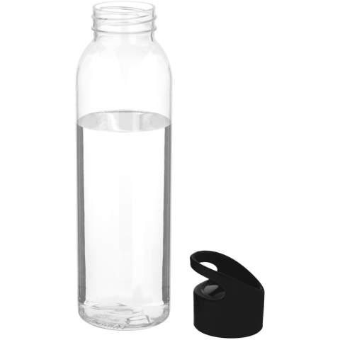 Die klare Sportflasche Sky colour-pop besteht aus Eastman Tritan™, wodurch sie BPA-frei, leicht, langlebig und stoßfest ist. Die Flasche ist einwandig und fasst 650 ml Flüssigkeit. Sie passt in die Seitentasche der meisten Rucksäcke und in die meisten Getränkehalter im Auto. Der drehbare Deckel lässt sich leicht öffnen und schließen und hat einen integrierten Tragegriff. 