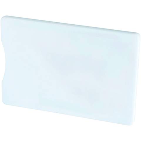 Deze RFID Credit Card beschermer is de perfecte oplossing tegen betalings- en identiteitsfraude, door middel van een electromagnetisch schild. De RFID kaarthouder is smal zodat je hem gemakkelijk in je portemonnee, handtas of broekzak kan bewaren. Beschikt over een groot decoratie-oppervlak.