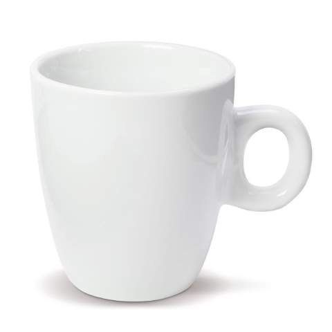 Mug en porcelaine haute qualité de forme conique. Idéal pour dosettes et autres machines à café.