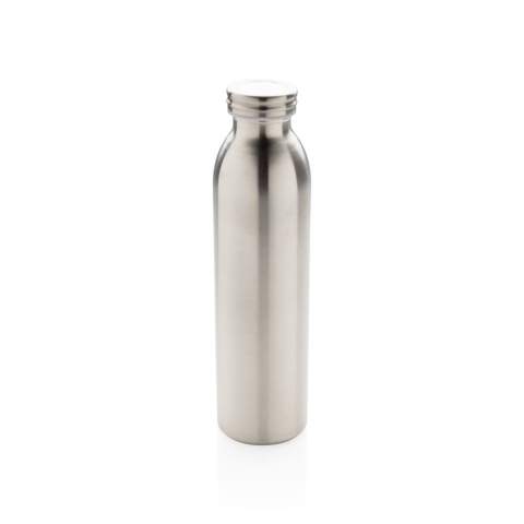 Deze lekvrije fles met koperisolatie is de perfecte fles voor iedere dag. Door de koperisolatie blijft de temperatuur van je drank constant. Houdt je drankjes tot 8 uur warm en tot 24 uur koud. De fles leent zicht perfect voor personalisatie met logo. Inhoud: 600 ml.<br /><br />HoursHot: 8<br />HoursCold: 24