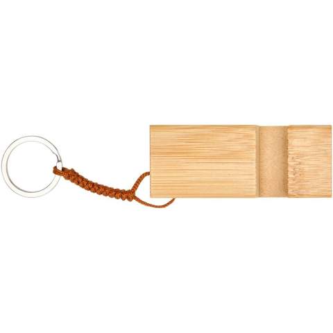 The Bosona phone holder with keychain is designed for convenience and style, and is crafted from responsibly sourced bamboo. This versatile holder keeps your phone secure while allowing easy access, making it perfect for on-the-go lifestyles. Attach it to your keys for effortless portability.