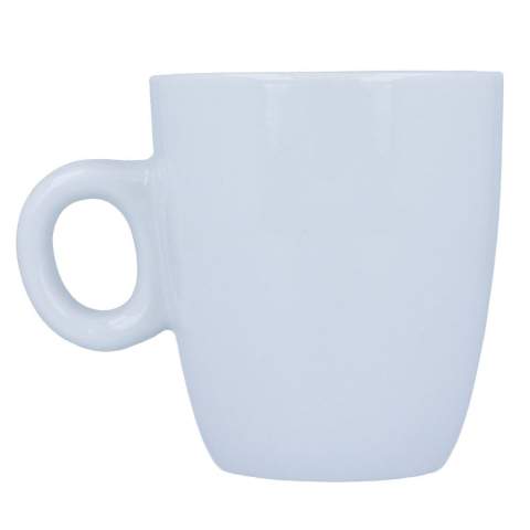 Mug en porcelaine haute qualité de forme conique. Idéal pour dosettes et autres machines à café.