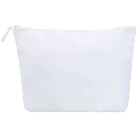 Set de 2 trousses de toilette en polyester recyclé certifié GRS. Le set comprend une grande et une petite pochette pour un rangement organisé. Léger, durable et facile à ranger dans un bagage. La grande pochette mesure 32 x 21 cm, la petite 23 x 13 cm. 