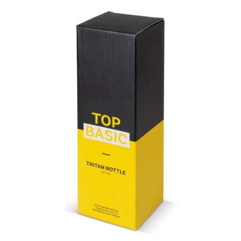 Bouteille transparente disponible en plusieurs couleurs. Capacité 600ml. Très pratique lors de vos différentes séances de sport. Avec sa poignée la bouteille est très facile à transporter.