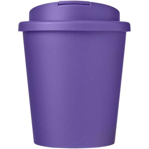 Double-wall insulated tumbler with a secure twist-on spill-proof lid. The lid clips closed to better prevent spillages, and is manufactured without silicone for a full recyclable mug. Volume capacity is 250 ml. You can mix and match colours to create your perfect mug. Made in the UK. EN12875-1 compliant, dishwasher safe, and microwave safe.
