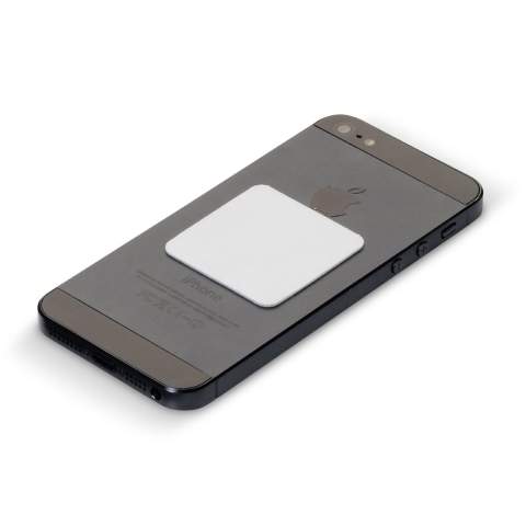 Microfiber sticky cleaner (35x35mm) to clean your electronic device's screen. After use you can store it on the back of your device. Each piece is packed in a polybag with a customised insert card. Including full-colour all-over imprint.