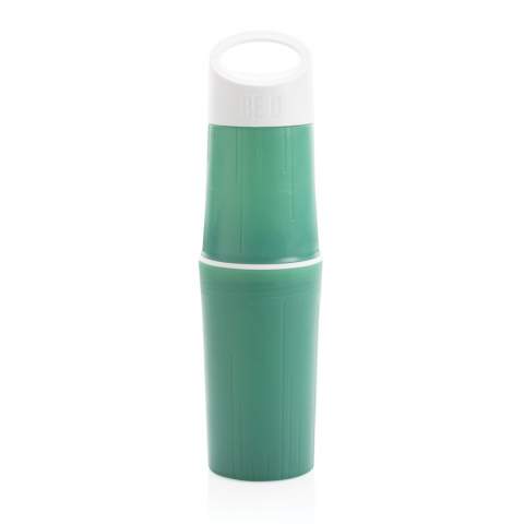 The BE O bottle is a water bottle made of sugarcane. Its oil free plastic. That’s better for the planet. A superhandy design, making the bottle easy to carry, clean and store. Designed & made in theNetherlands, and fully recyclable. Each bottle has a -80 gram CO2e positive impact on our planet. Dishwasher safe. 500ml content.