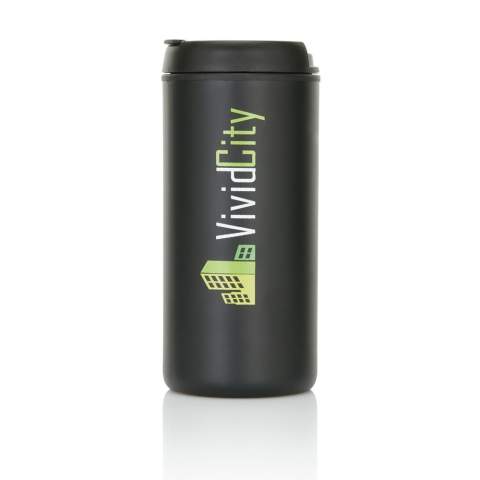 Metro is a 300ml tumbler where style is created from simplicity. A classic shape perfect for all your favourite beverages. Made with RCS (Recycled Claim Standard) certified recycled materials. RCS certification ensures a completely certified supply chain of the recycled materials. Total recycled content: 37% based on total item weight. BPA free. Capacity 300ml. Including FSC®-certified kraft packaging. Registered design®. Handwash only<br /><br />HoursHot: 2<br />HoursCold: 4
