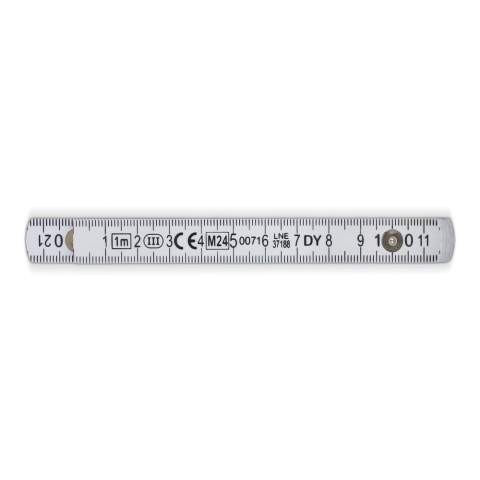Règle pliable calibrée d'une longueur totale de 1m. Idéale pour effectuer des mesures précises, elle se plie proprement pour faciliter son rangement et son transport. Durable et pratique pour un usage quotidien.
