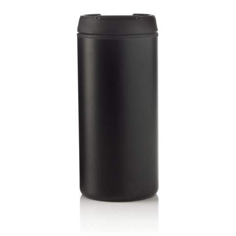 Metro is a 300ml tumbler where style is created from simplicity. A classic shape perfect for all your favourite beverages. Made with RCS (Recycled Claim Standard) certified recycled materials. RCS certification ensures a completely certified supply chain of the recycled materials. Total recycled content: 37% based on total item weight. BPA free. Capacity 300ml. Including FSC®-certified kraft packaging. Registered design®. Handwash only<br /><br />HoursHot: 2<br />HoursCold: 4