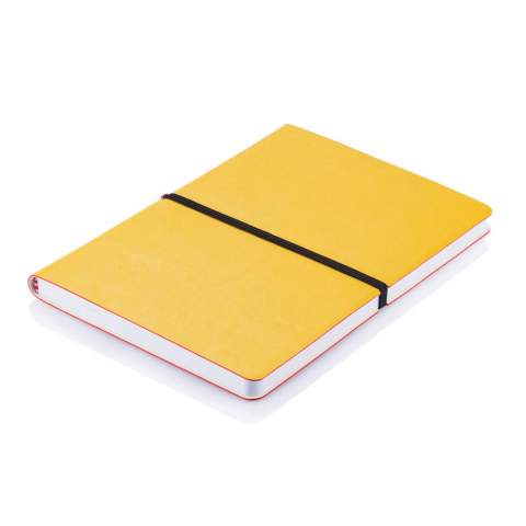 Zacht PU notitieboekje met 192 pagina’s gelinieerd papier van 80g/m2.