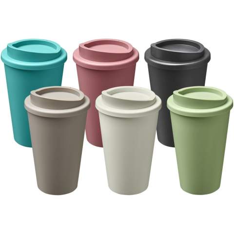 Dubbelwandig geïsoleerde beker met draaideksel en een inhoud van 350 ml. Bevat 25% plastic afkomstig van suikerriet. Deze hernieuwbare bron absorbeert koolstofdioxide tijdens het groeien en is een bijproduct van de suikerindustrie. Het gebruik van suikerriet betekent dat bij de vervaardiging van elke beker minder olie wordt gebruikt. De beker is 100% recyclebaar en verpakt in een zak voor thuiscompostering. Gemaakt in het Verenigd Koninkrijk. BPA-vrij. Voldoet aan EN12875-1, is vaatwasmachine- en magnetronbestendig. Verpakt in een gerecyclede PE plastic zak.