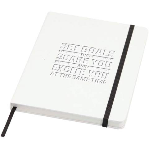 Het Holm A5 notitieboek met harde kaft heeft 80 gelinieerde vellen van 120 g/m2 steenpapier, voor een soepele en duurzamere schrijfervaring. Steenpapier is 100% boomvrij en het productieproces verbruikt minder energie in vergelijking met gerecycled of nieuw pulppapier.