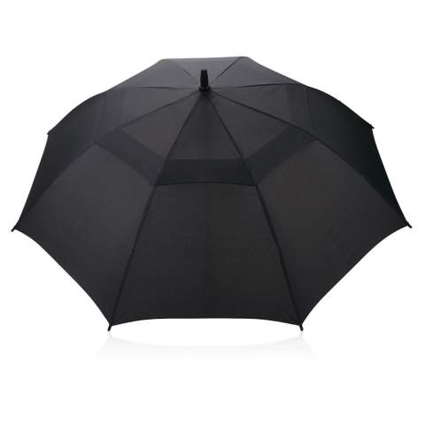 Parapluie tempête 23 pouces Swiss Peak AWARE™ Tornado en rPET pongé 190T. Son ouverture automatique/fermeture manuelle et son système coupe-vent offrent facilité d'utilisation et fiabilité. Avec un manche en métal et une armature en fibre de verre, ce parapluie est solide et durable. La poignée droite en caoutchouc ABS offre une prise en main confortable, et il est livré dans une boîte cadeau Swiss Peak FSC kraft. Avec le traceur AWARE™ qui valide l'utilisation authentique de matériaux recyclés. 2% des recettes de chaque produit Aware™ vendu seront reversés à Water.org.<br /><br />UmbrellaMechanism: Ouvrir automatiquement, fermer manuellement<br />IsStormproof: true
