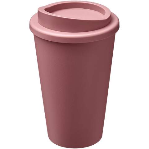 Gobelet avec isolation à double paroi avec couvercle à visser et capacité de 350 ml. Contient 25 % de plastique dérivé de la canne à sucre. Cette source renouvelable absorbe le dioxyde de carbone et est un sous-produit de l’industrie sucrière. L'utilisation de la canne à sucre permet de réduire la quantité de pétrole utilisée dans la fabrication de chaque gobelet. Le gobelet est 100 % recyclable et emballé dans un sac en plastique PE recyclé. Fabriqué au Royaume-Uni. Sans BPA. Conforme à la norme EN12875-1. Peut aller au lave-vaisselle et au micro-ondes.