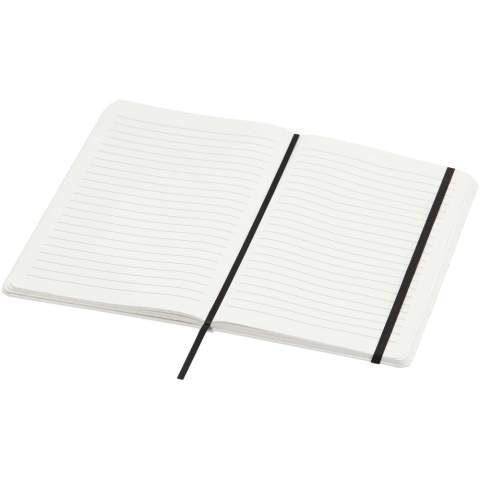 Het Holm A5 notitieboek met harde kaft heeft 80 gelinieerde vellen van 120 g/m2 steenpapier, voor een soepele en duurzamere schrijfervaring. Steenpapier is 100% boomvrij en het productieproces verbruikt minder energie in vergelijking met gerecycled of nieuw pulppapier.