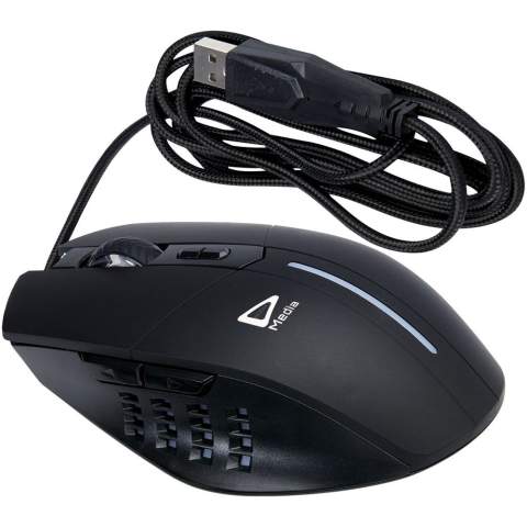 De muis bij uitstek voor serieuze gamers! Deze muis is ultrasnel en biedt betrouwbare prestaties voor een optimale game-ervaring. De muis heeft ingebouwd RGB-licht om een logo te laten opvallen wanneer de muis in gebruik is. Ergonomisch ontwerp dat perfect in de handpalm past en geweldige ondersteuning biedt voor lange gamesessies. 4 verschillende DPI-instellingen (1200/1600/2400/3600) voor alle gevoeligheidsvereisten. Geleverd in een geschenkverpakking van duurzaam materiaal.
