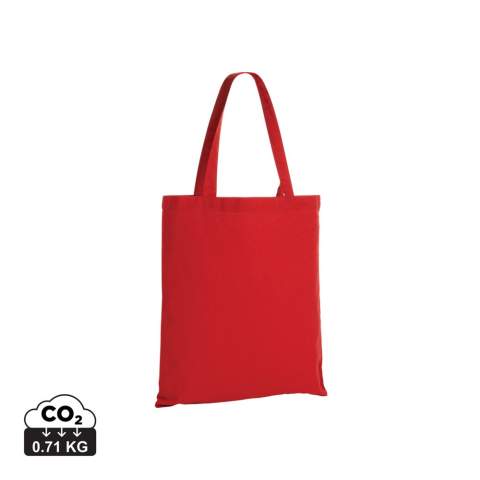 Eine wahre Geschichte über Nachhaltigkeit! Diese vielseitige 145gr recycelte Baumwolltasche wurde mit AWARE™ Tracer hergestellt. Mit AWARE™ wird die Verwendung von echten recycelten Gewebematerialien ( 70% rCotton und 30% rPET) sowie die Angaben zur Wasserreduzierung durch disruptive physische Tracer und Blockchain-Technologie garantiert. Sparen Sie Wasser und verwenden Sie echte recycelte Stoffe. Mit dieser Tasche sparen Sie bereits 465 Liter Wasser. Weiterhin werden 2% des Erlöses jedes verkauften Impact-Produkts an Water.org gespendet. Die Wassereinsparungen basieren auf Zahlen im Vergleich zu herkömmlichen Fasern. Diese berechnete Angabe basiert auf zuverlässigen Ökobilanzdaten, die von Textile Exchange in ihren Material Snapshots 2016 veröffentlicht wurden.<br /><br />PVC free: true