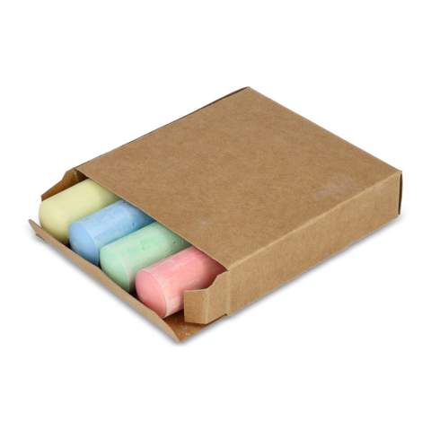 This set includes 4 pieces of chalk in a kraft box. Perfect for drawing on sidewalks, chalkboards, or other surfaces, it’s ideal for kids and adults alike. Pair it with eco digital print for a sustainable option that’s both fun and environmentally conscious, making it a thoughtful choice for any artist.