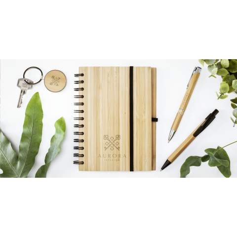 WoW! Blue or black ink ballpoint pen with a nice bamboo barrel, chrome plated rings and metal clip/push button.