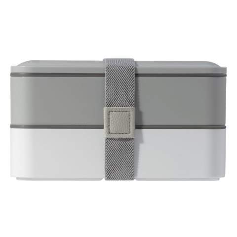 Die Bento-Box basiert auf einem uralten japanischen Prinzip. Sie ist die ideale Lunchbox oder für ein Sommer-Picknick mit mehreren Fächern. Aus unverwüstlichem Material gefertigt und geeignet, den Inhalt in der Mikrowelle zu erwärmen. Wird mit Besteck geliefert.