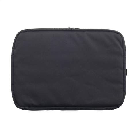 WoW! Sturdy 13-inch laptop case made from 600D RPET polyester (made from PET bottles). The padded main compartment has a zip closure and foam to protect your laptop from damage. This case also has an extra zip pocket on the front.