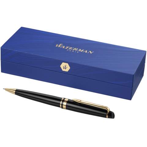 The Expert collection is the perfect bold accomplice for the spirit of self-expression. In this collection both classic and daring new colours meet iconic design to create the ultimate sophisticated business style with a highly personalized twist. Incl. Waterman gift box. Delivered with one ballpoint refill. Exclusive design.