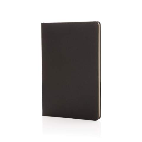 Dieses FSC® Hardcover-Notizbuch verfügt über einen FSC-zertifizierten Papiereinband und ein Lesezeichenband. 80 Blatt/160 Seiten cremefarbenes, liniertes FSC®-zertifiziertes Papier.<br /><br />NotebookFormat: A5<br />NumberOfPages: 160<br />PaperRulingLayout: Linierte Seiten