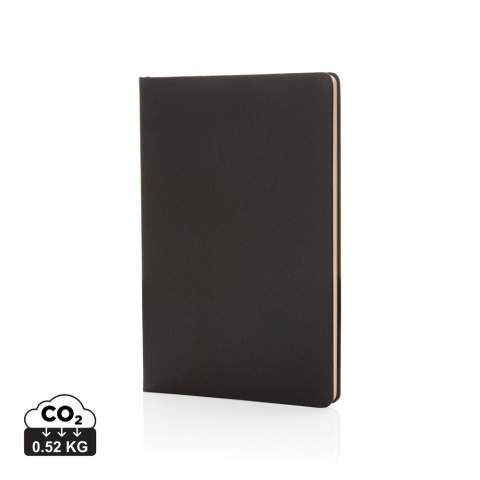 Dieses FSC® Hardcover-Notizbuch verfügt über einen FSC-zertifizierten Papiereinband und ein Lesezeichenband. 80 Blatt/160 Seiten cremefarbenes, liniertes FSC®-zertifiziertes Papier.<br /><br />NotebookFormat: A5<br />NumberOfPages: 160<br />PaperRulingLayout: Linierte Seiten