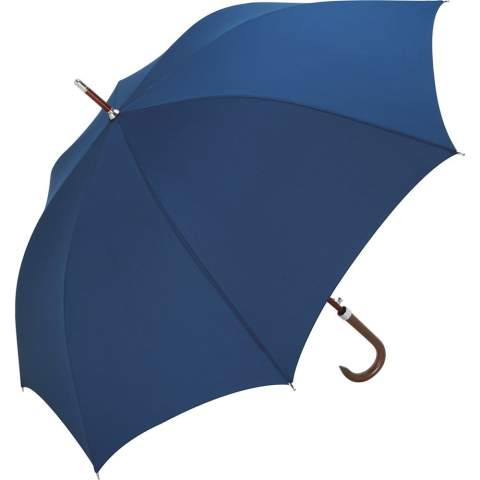Elegante automatische golfparaplu voor twee personen met echt houten schacht en handvat