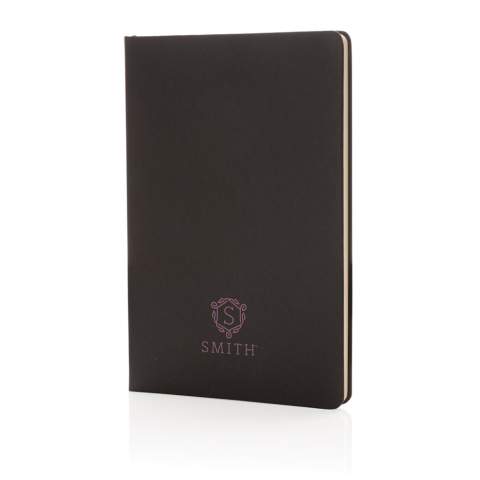 Dieses FSC® Hardcover-Notizbuch verfügt über einen FSC-zertifizierten Papiereinband und ein Lesezeichenband. 80 Blatt/160 Seiten cremefarbenes, liniertes FSC®-zertifiziertes Papier.<br /><br />NotebookFormat: A5<br />NumberOfPages: 160<br />PaperRulingLayout: Linierte Seiten
