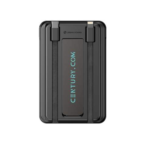 Redwood, die 5000mAh-5-in-1 20W-PD-Schnellladepowerbank ist mit einem  magnetischen 15W-Ladegerät ausgestattet, mit dem Sie Ihr Telefon mit maximaler Geschwindigkeit kabellos aufladen können. Ebenso können Sie auch Ihre AirPods oder Apple Watch aufladen. Benötigen Sie einen noch schnelleren Energieschub, um den Tag zu überstehen? Redwood unterstützt das blitzschnelle Laden mit 20W über seinen USB-C-Anschluss, sowohl zum Aufladen der Powerbank selbst als auch zum Aufladen Ihres Geräts. Sie verfügt auch über ein integriertes USB-C-Schnellladekabel und ein integriertes Lightning-Kabel. Mit dem integrierten Ständer können Sie Ihr Telefon während des Ladevorgangs aufstellen, um z.B. Filme anzusehen. Hergestellt aus rec. ABS- & PC-Kunststoff hergestellt; nach dem RCS-Standard (Recycled Claim Standard) zertifiziert. Der Gesamtanteil an rec. Material beträgt 24% des Gesamtgewichts des Artikels. Urban Vitamin-Produkte sind ohne PVC hergestellt und in kunststoffreduzierten Verpackungen verpackt.<br /><br />WirelessCharging: true<br />PowerbankCapacity: 5000<br />PVC free: true